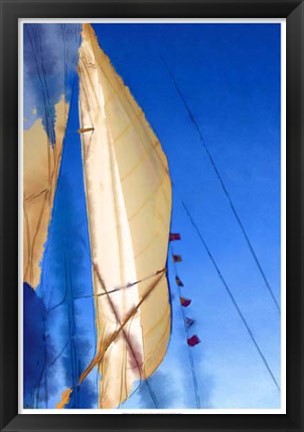 Framed Sailing I Print