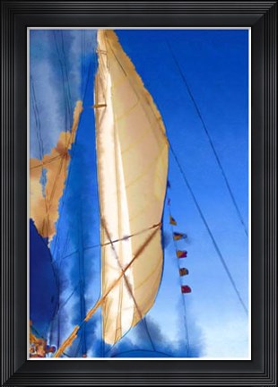 Framed Sailing II Print