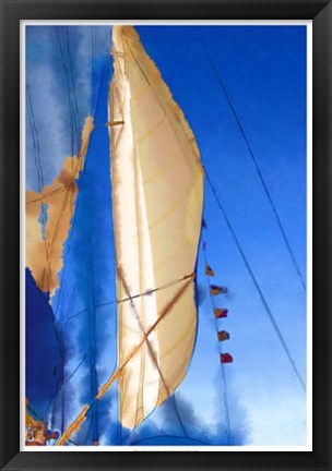 Framed Sailing II Print