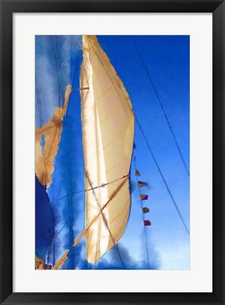 Framed Sailing II Print