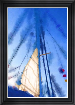 Framed Sailing III Print