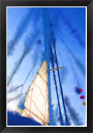 Framed Sailing III Print