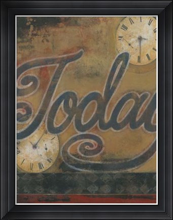 Framed Today Inspires Print