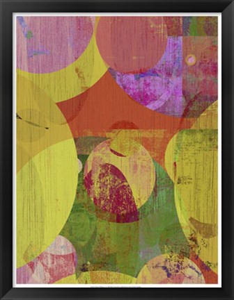 Framed Vibrant Ellipses II Print