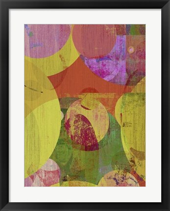 Framed Vibrant Ellipses II Print