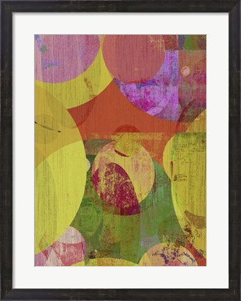 Framed Vibrant Ellipses II Print
