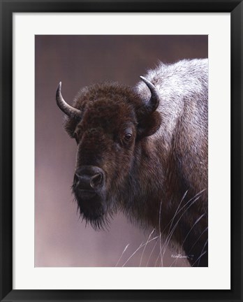 Framed American Icon- Buffalo Print