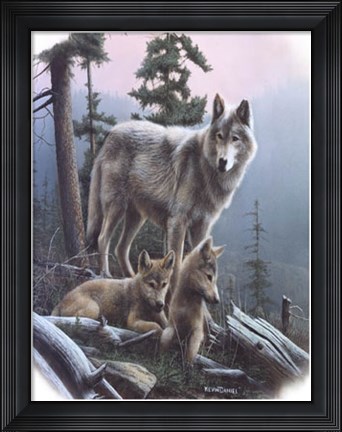 Framed Vantage Point I Print