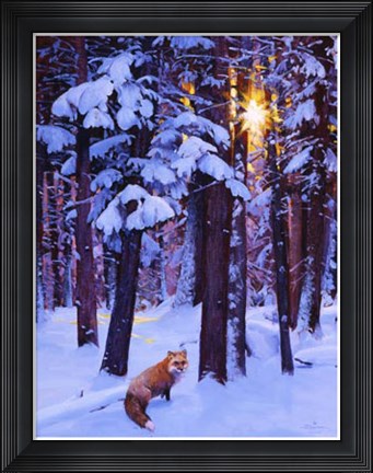 Framed Cold Fire Print