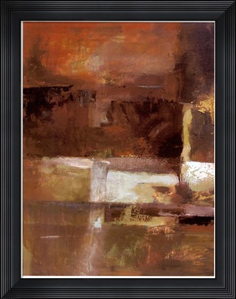Framed Earth Tones I Print