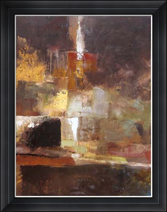 Framed Earth Tones II Print