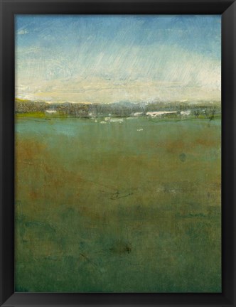 Framed Atmospheric Field II Print