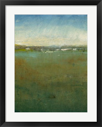 Framed Atmospheric Field II Print