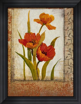 Framed Tulip Inset II Print