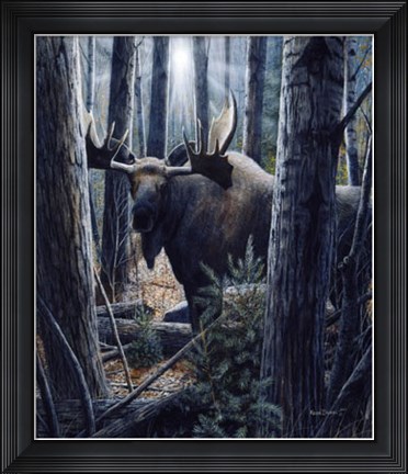 Framed King of the Northwoods Print