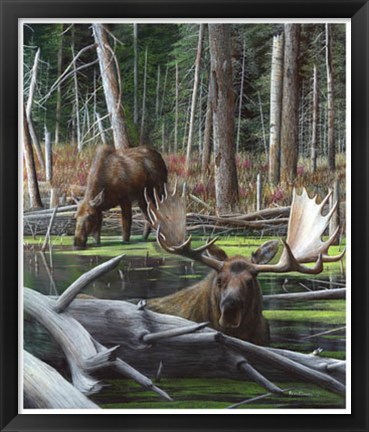 Framed At River&#39;s Edge I Print