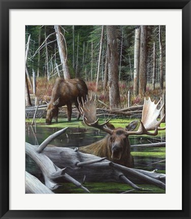 Framed At River&#39;s Edge I Print