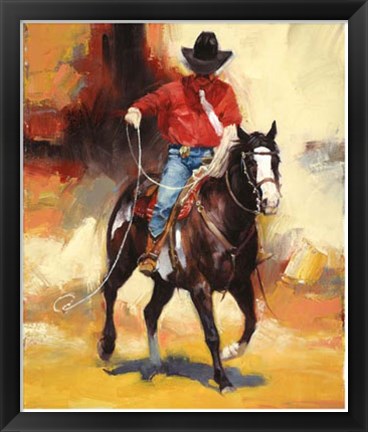 Framed Rodeo Style Print