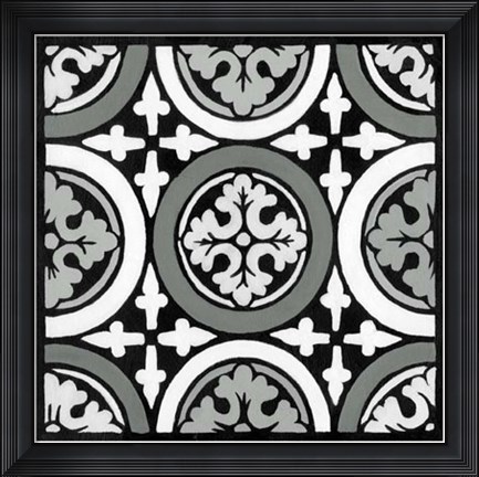 Framed Non-embellish Renaissance Tile II Print