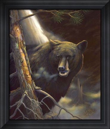 Framed Bear Portrait Print