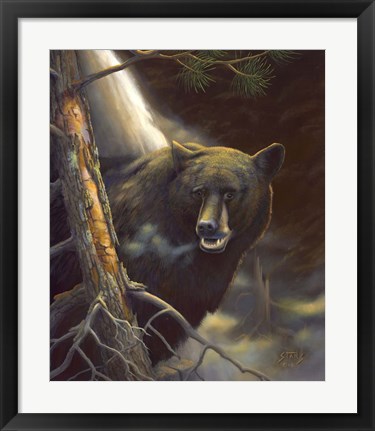 Framed Bear Portrait Print