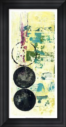Framed Retro Textures II Print