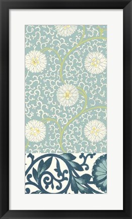 Framed Azure Garden II Print