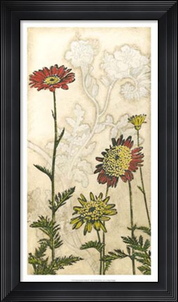 Framed Indian Summer Florals III Print