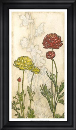 Framed Indian Summer Florals IV Print