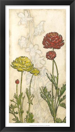 Framed Indian Summer Florals IV Print