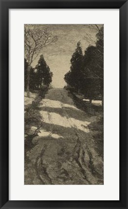 Framed Twilight Grove I Print