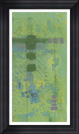 Framed Cross Hatch I Print