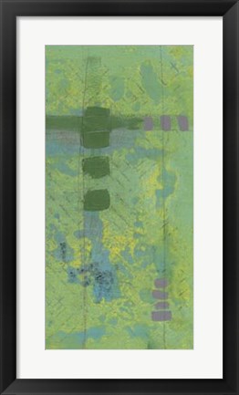 Framed Cross Hatch I Print