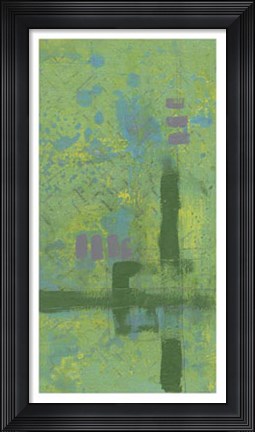 Framed Cross Hatch II Print