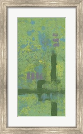 Framed Cross Hatch II Print