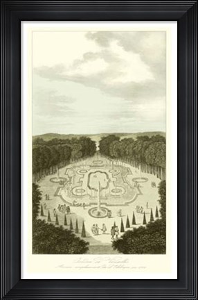 Framed Garden at Versailles I Print