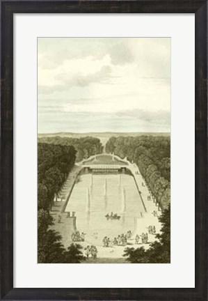 Framed Garden at Versailles II Print