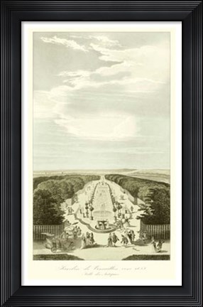 Framed Garden at Versailles III Print