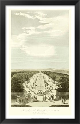 Framed Garden at Versailles III Print