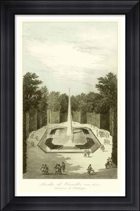 Framed Garden at Versailles IV Print