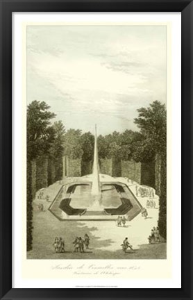 Framed Garden at Versailles IV Print