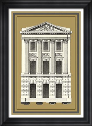 Framed Grand Facade III Print