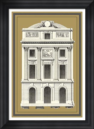 Framed Grand Facade IV Print