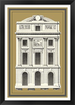 Framed Grand Facade IV Print