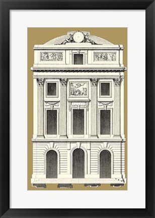 Framed Grand Facade IV Print