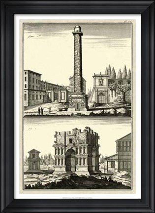 Framed Column of Trajan Print