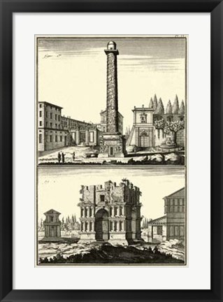 Framed Column of Trajan Print