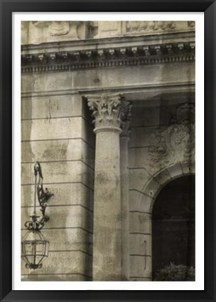 Framed Ornate Architecture I Print