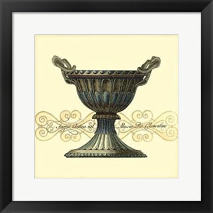 Framed Antica Clementino Urna III Print