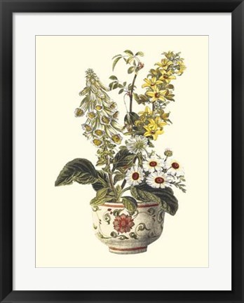 Framed Floral Medley II Print